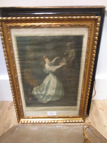 Lot 331 - Various pictures and prints, including a print...