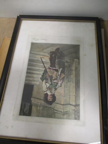 Lot 331 - Various pictures and prints, including a print...