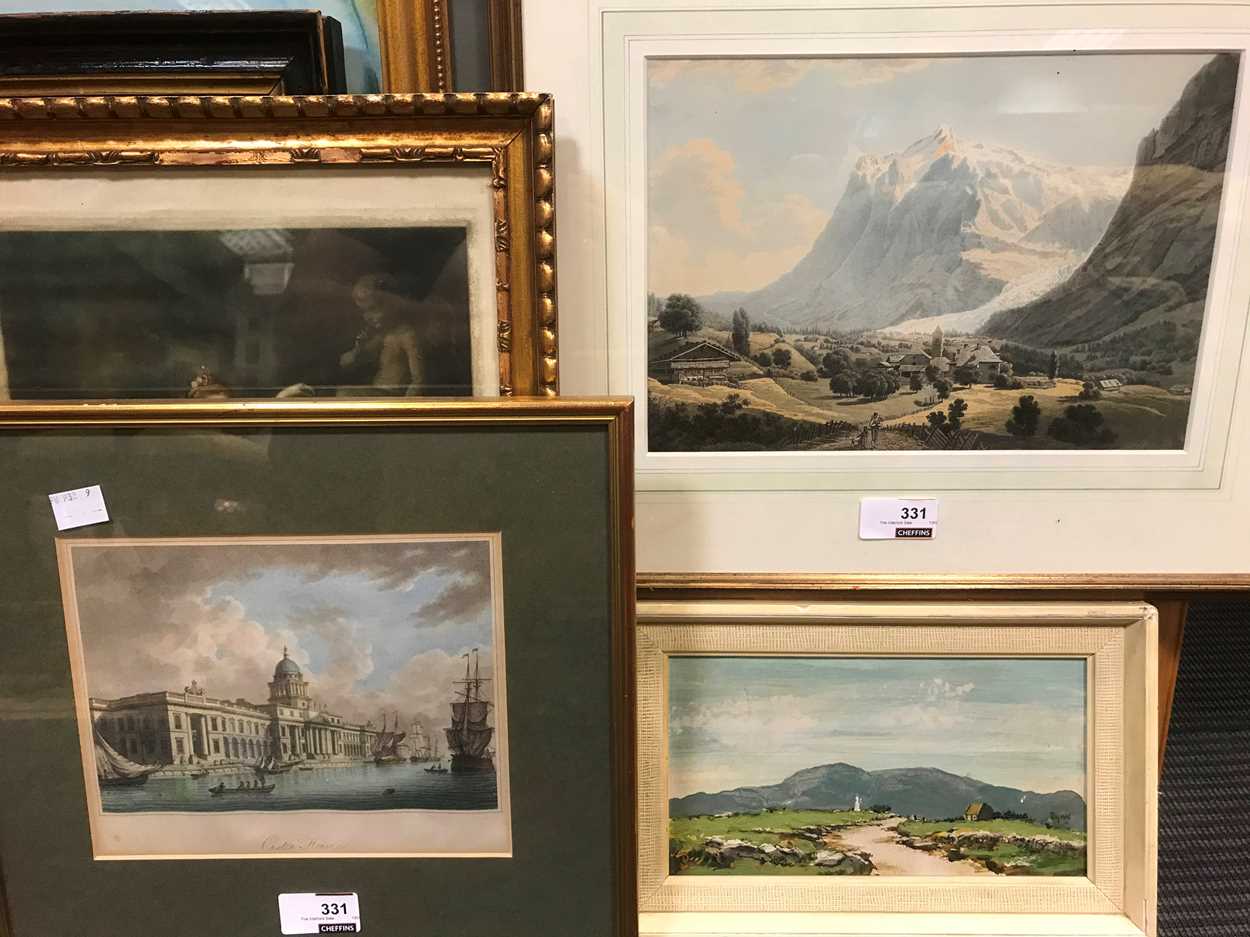 Lot 331 - Various pictures and prints, including a print...