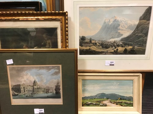 Lot 331 - Various pictures and prints, including a print...