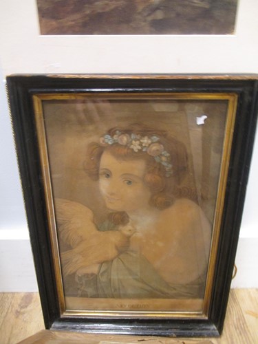 Lot 331 - Various pictures and prints, including a print...