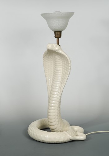 Lot 55 - Tommaso Barbi, a rare Italian Cobra lamp, circa 1970