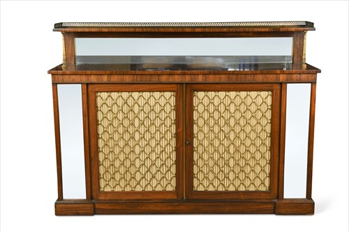 Lot 353 - A Regency rosewood cabinet
