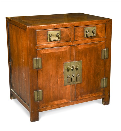 Lot 340 - A Chinese Tianjin cupboard, mid 20th century