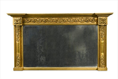 Lot 297 - A Regency overmantel mirror