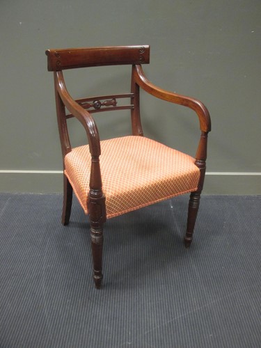 Lot 462 - Regency mahogany carver chair