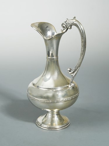 Lot 392 - A Geek metalwares wine ewer