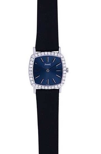 Lot 300 - Piaget – A lady’s 18ct gold and diamond set wristwatch