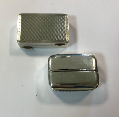 Lot 340 - Two unusual silver vesta cases