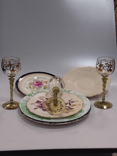 Lot 120 - A Royal Crown Derby 'mikado' pattern plate,...