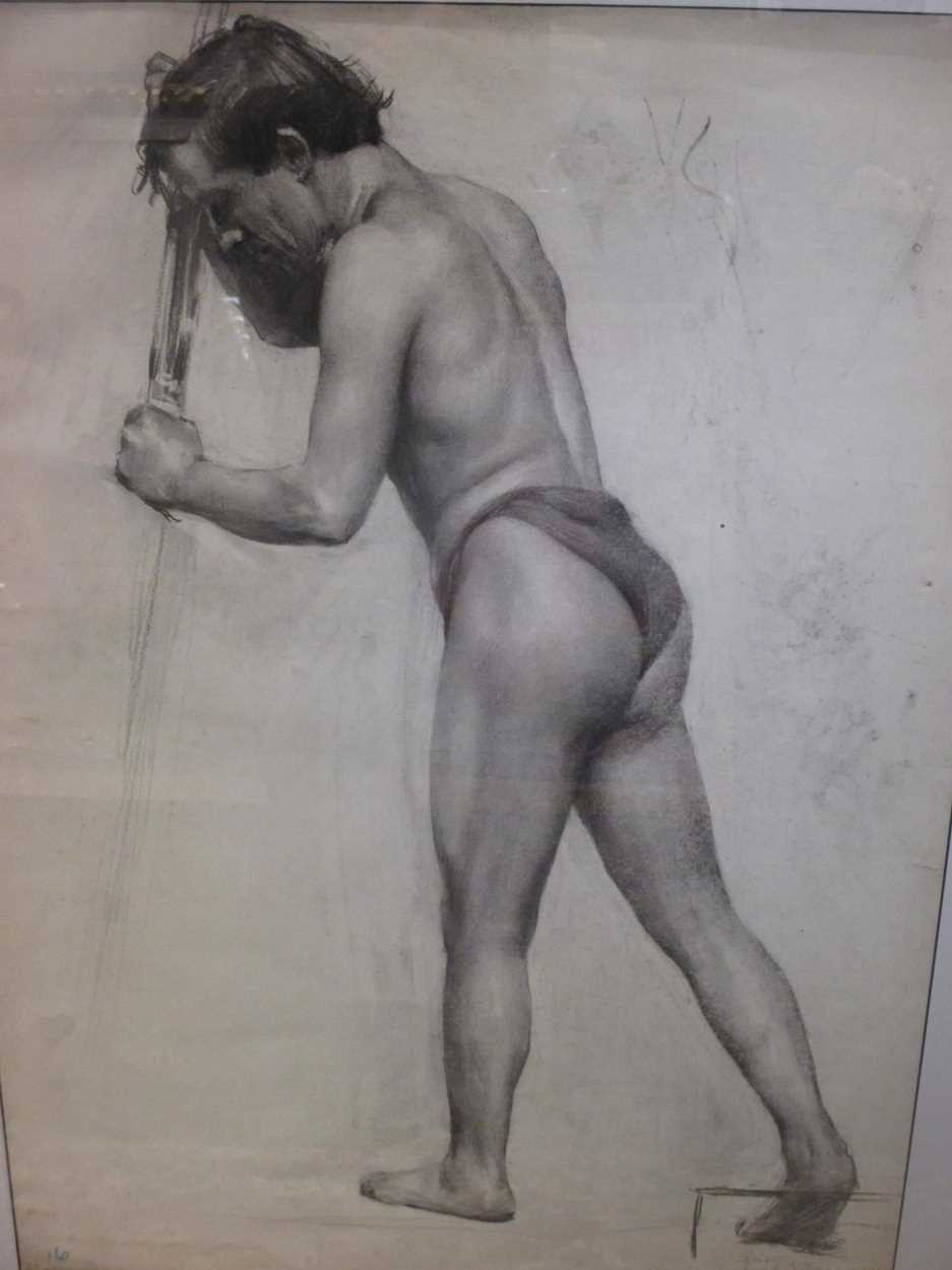 Lot 315 - Nancy Weir Huntley (1890-?) Standing male nude...