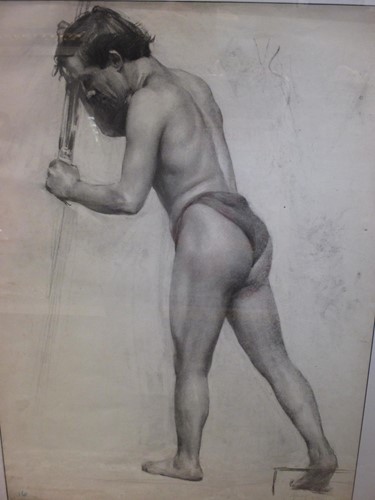 Lot 315 - Nancy Weir Huntley (1890-?) Standing male nude...