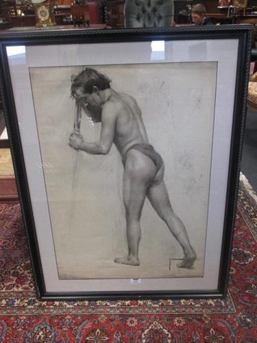 Lot 315 - Nancy Weir Huntley (1890-?) Standing male nude...