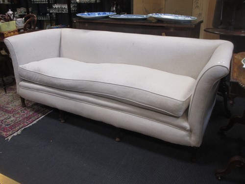 Lot 303 - A 19th century sofa, 220cm wide