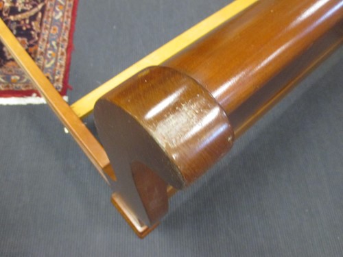 Lot 345 - Simon Horn, cherry wood lit bateau bed,...