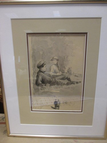 Lot 308 - (Ukraine School, 20th century) A young boy and...