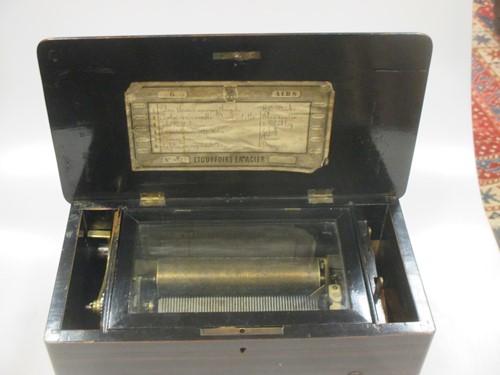 Lot 138 - A late 19th century rosewood and inlaid music...
