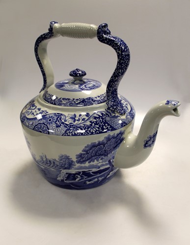 Lot 7 - An oversized Spode Italian pattern teapot