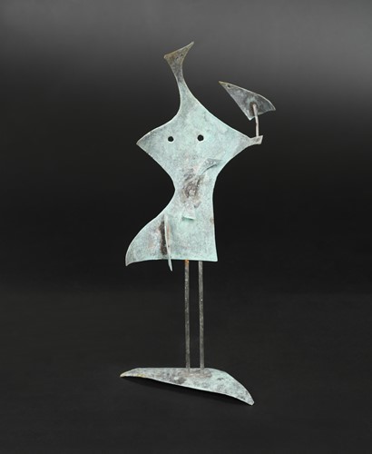 Lot 97 - William Black, (British, 20th century), Woman & Bird, 1964