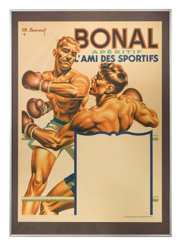 Lot 271 - Charles Lemmel, two 1930s sporting posters by Bonal