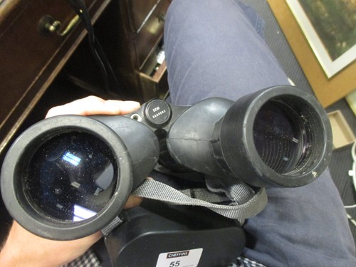 Lot 55 - Three pairs of late 20th century binoculars