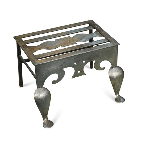 Lot 503 - A George III steel footman