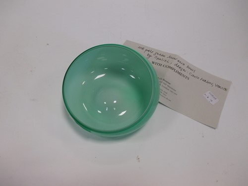 Lot 3 - A pale green Murano Glass Bowl by Cavlo Nason,...