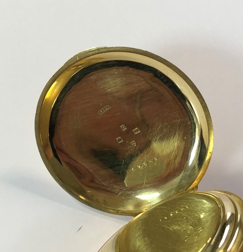 Lot 278 - Unsigned - An Edward VII 18ct gold full hunter pocket watch
