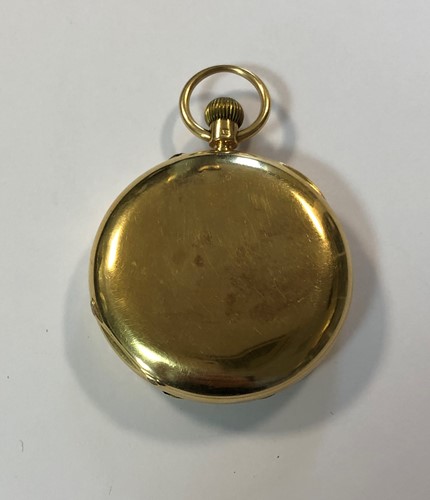 Lot 278 - Unsigned - An Edward VII 18ct gold full hunter pocket watch