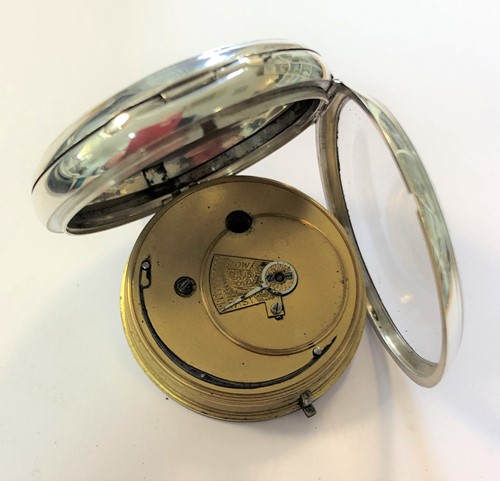 Lot 247 - William Gray, Mid Calder, Scotland - A Victorian silver open-faced pocket watch