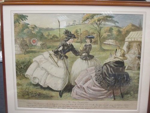 Lot 221 - A set of six John Leech coloured lithographs...