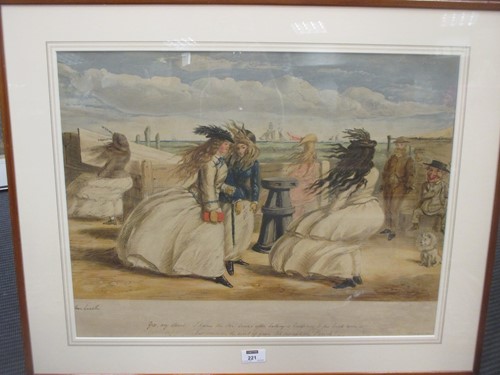 Lot 221 - A set of six John Leech coloured lithographs...