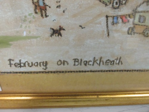 Lot 285 - Tony Lord, Blackheath fair scene, pastel...