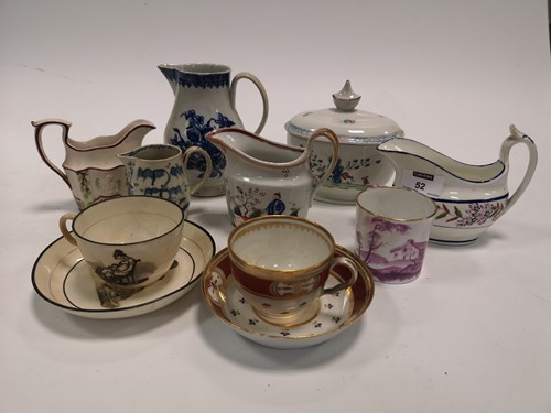 Lot 52 - A Newhall coffee pot, teapot, cream jug and...