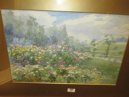 Lot 182 - A pair of early 20th century floral or garden...