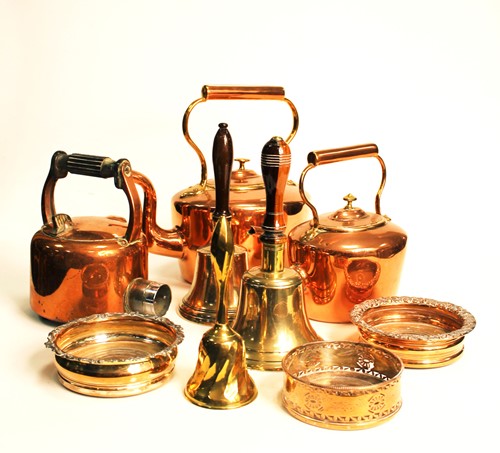 Lot 103 - Various Victorian copperware, to include...