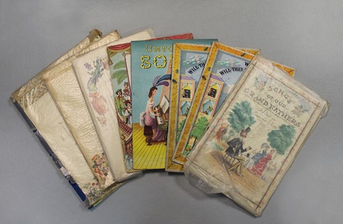 Lot 151 - Seven Guinness song and verse books designed by S. H. Benson Ltd.