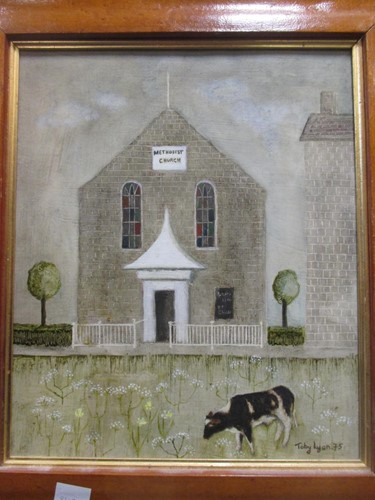 Lot 160 - Toby Lyons (British, b.1929) 'The Midwife' and...
