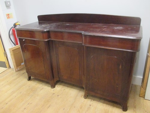 Lot 400 - A late 19th century mahogany inverted...