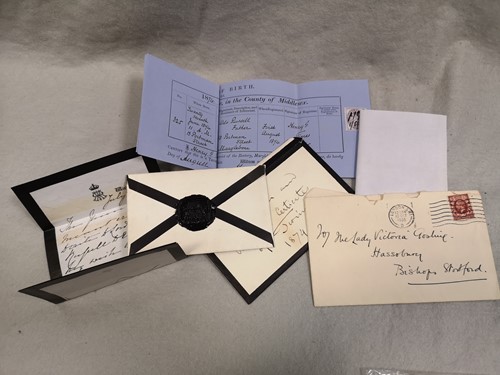 Lot 455 - Royal ephemera. Queen Victoria autograph...