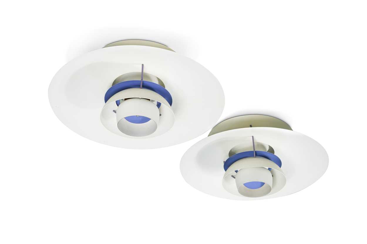 Lot 266 - Poul Henningsen for Louis Poulsen, a pair of PH5 pendant lights
