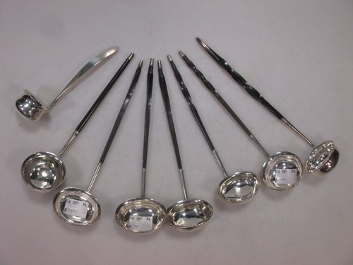 Lot 167 - A collection of 8 toddy ladles (8)