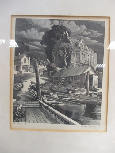 Lot 252 - George Mackley, The Ferry, signed and numbered...