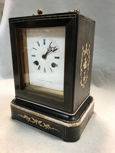 Lot 27 - A French 19th century mantel clock