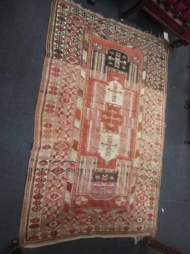 Lot 558 - A Caucasian carpet 200 x 126cm