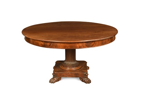 Lot 514 - A George IV pedestal breakfast table