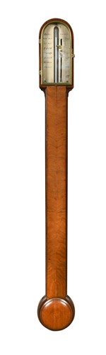 Lot 436 - A mahogany stick barometer by Bate, London, 19th century