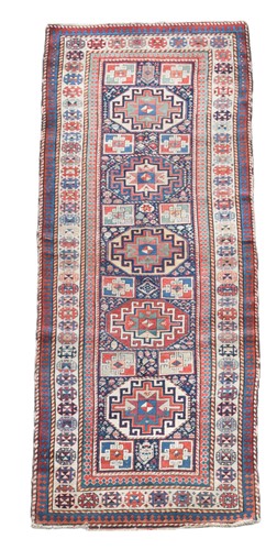 Lot 506 - A late nineteenth century Moghan runner