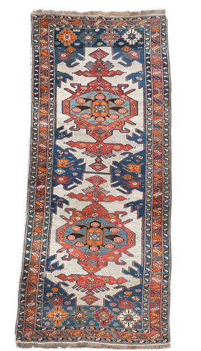 Lot 568 - A late nineteenth century Kuba runner