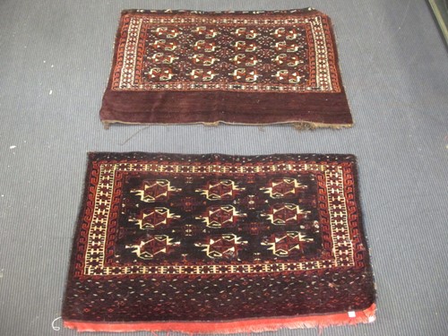 Lot 543 - A pair of Bokhara bag faces